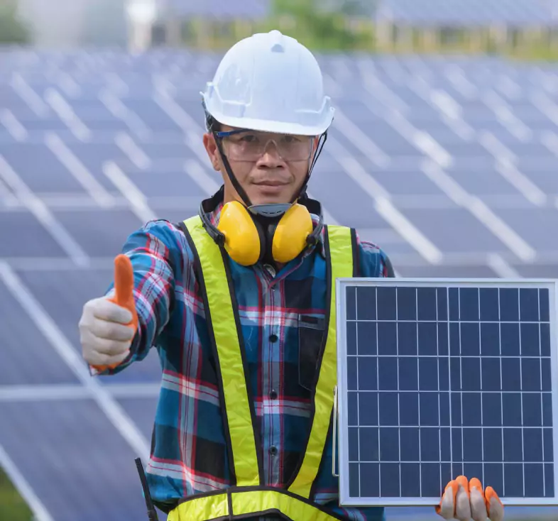 Industrial solar energy project Rajasthan